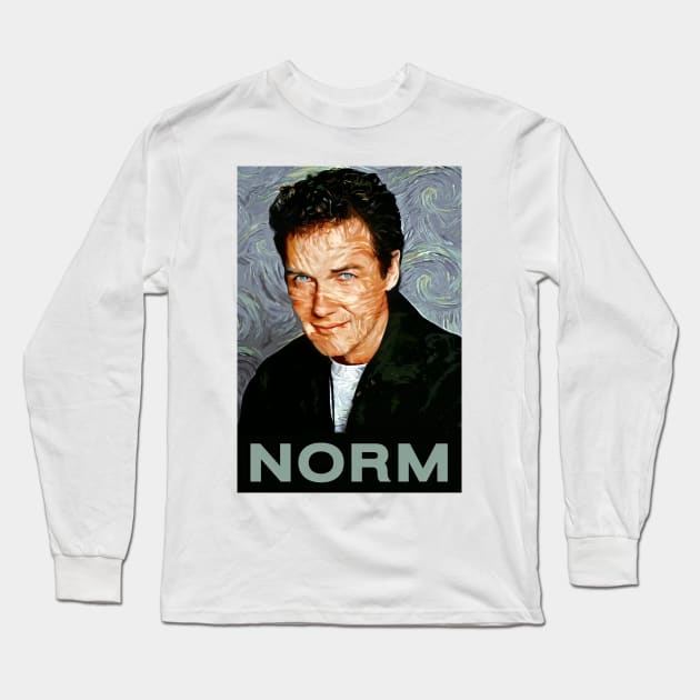 Norm Mc Long Sleeve T-Shirt by Bailey Illustration